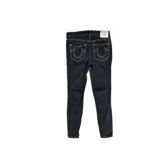 True Religion CAJA Ultra High Rise Super Skinny Black Jeans Size 31
